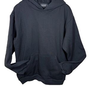 TALENTLESS Black Oversized Pullover Hoodie